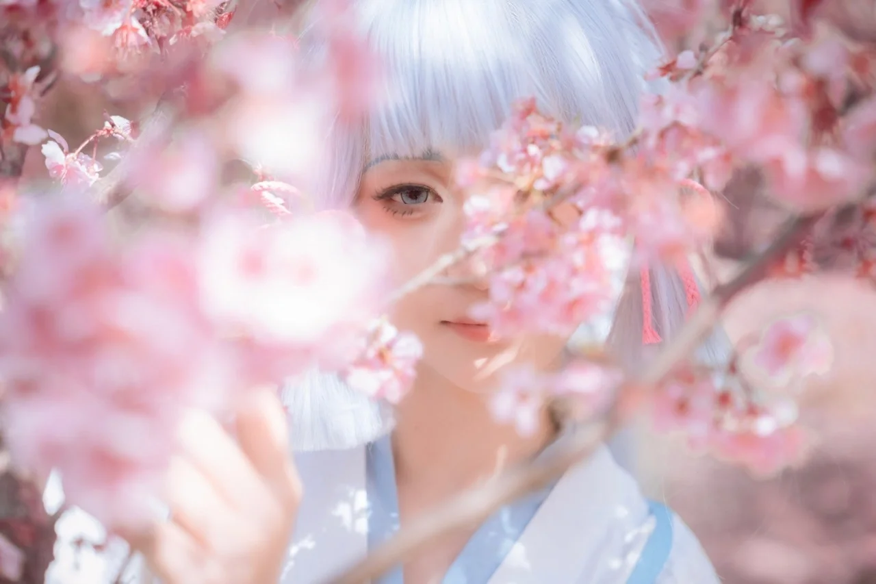 原神, 二次元摄影, 神里绫华cos, cosplay日常, 春和景明 - 第5张