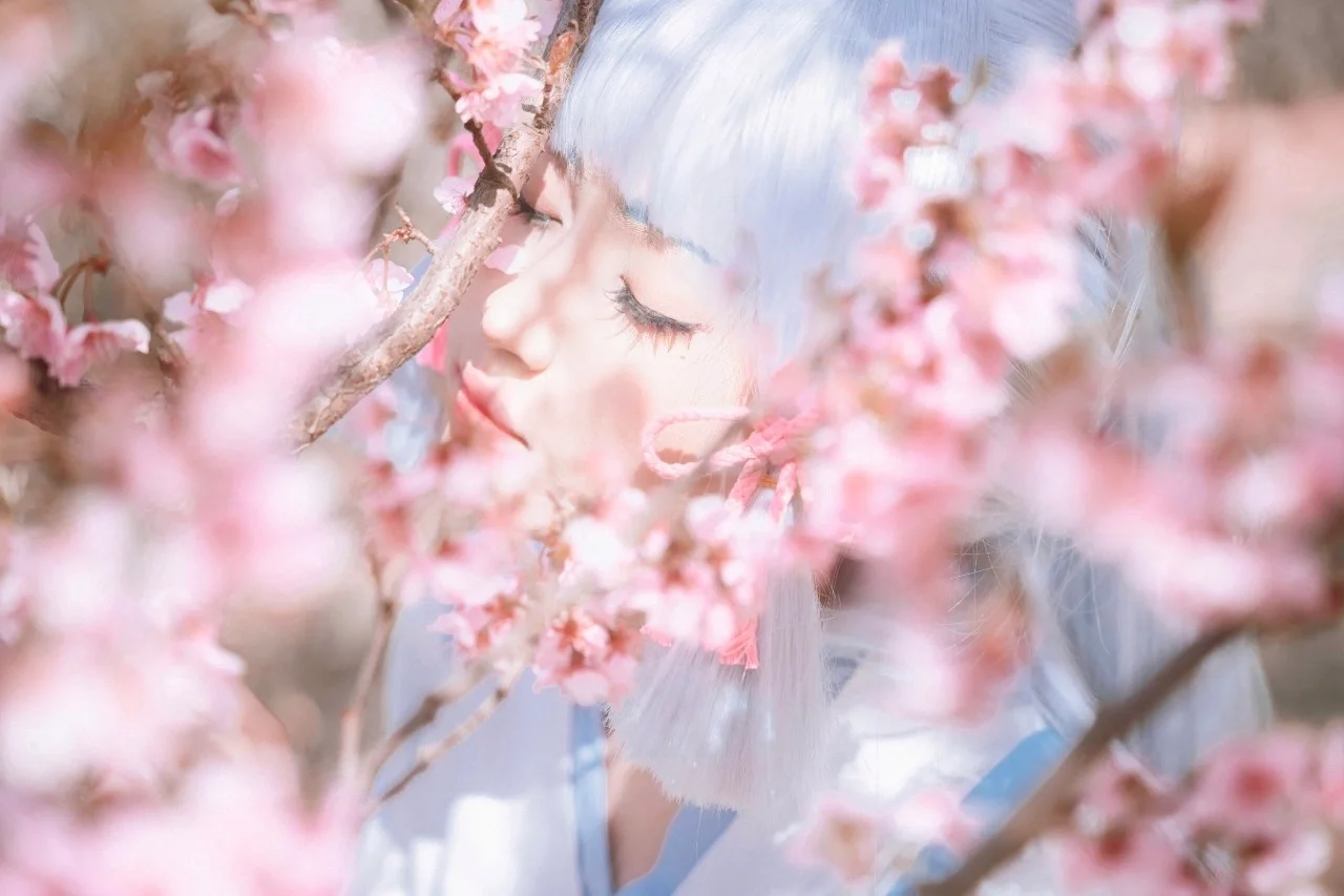 原神, 二次元摄影, 神里绫华cos, cosplay日常, 春和景明 - 第6张