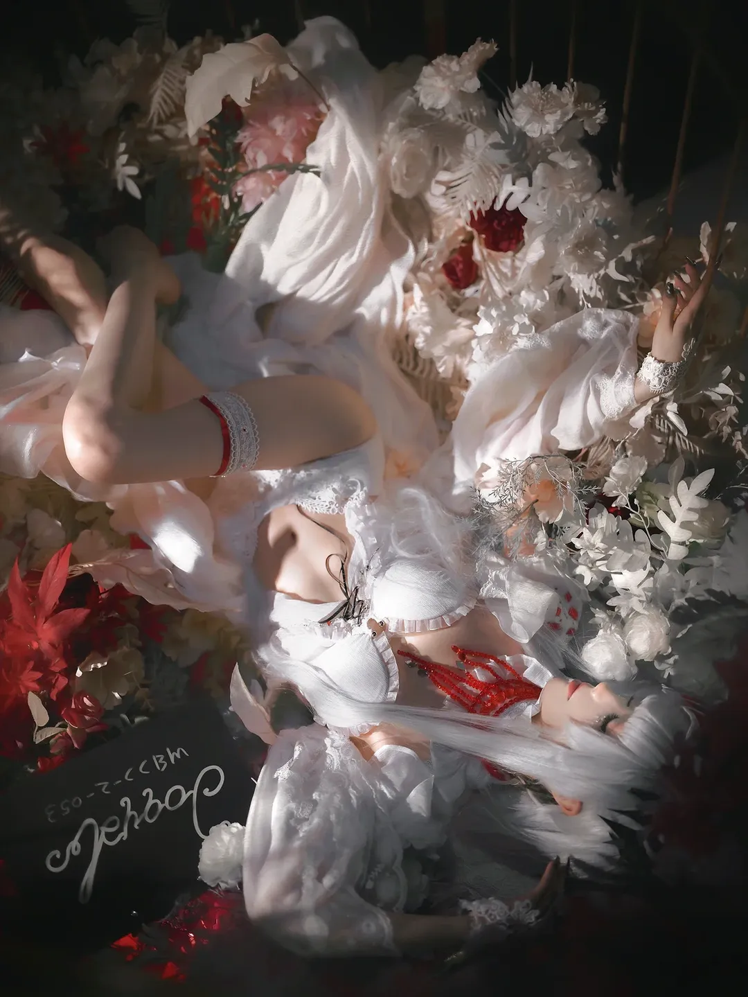 氛围感摄影, cosplay正片, 无期迷途, 可可莉克cos, 白蕾丝穿搭 - 第1张