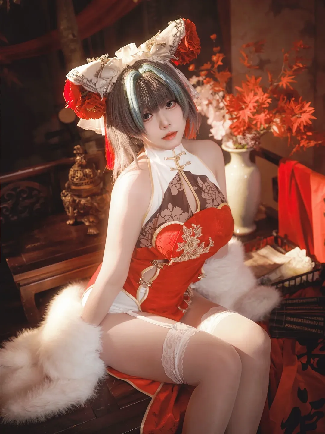 cosplay, 柴郡cos, 碧蓝航线, 国风cosplay, 新春贺图 - 第7张