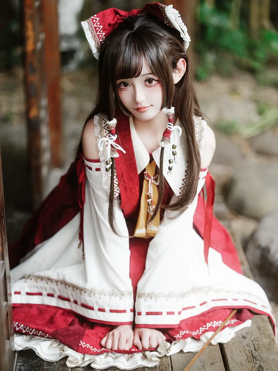 博丽灵梦cos, 东方Project, 和风cosplay, 东方cos, 星箱设计 - 第5张