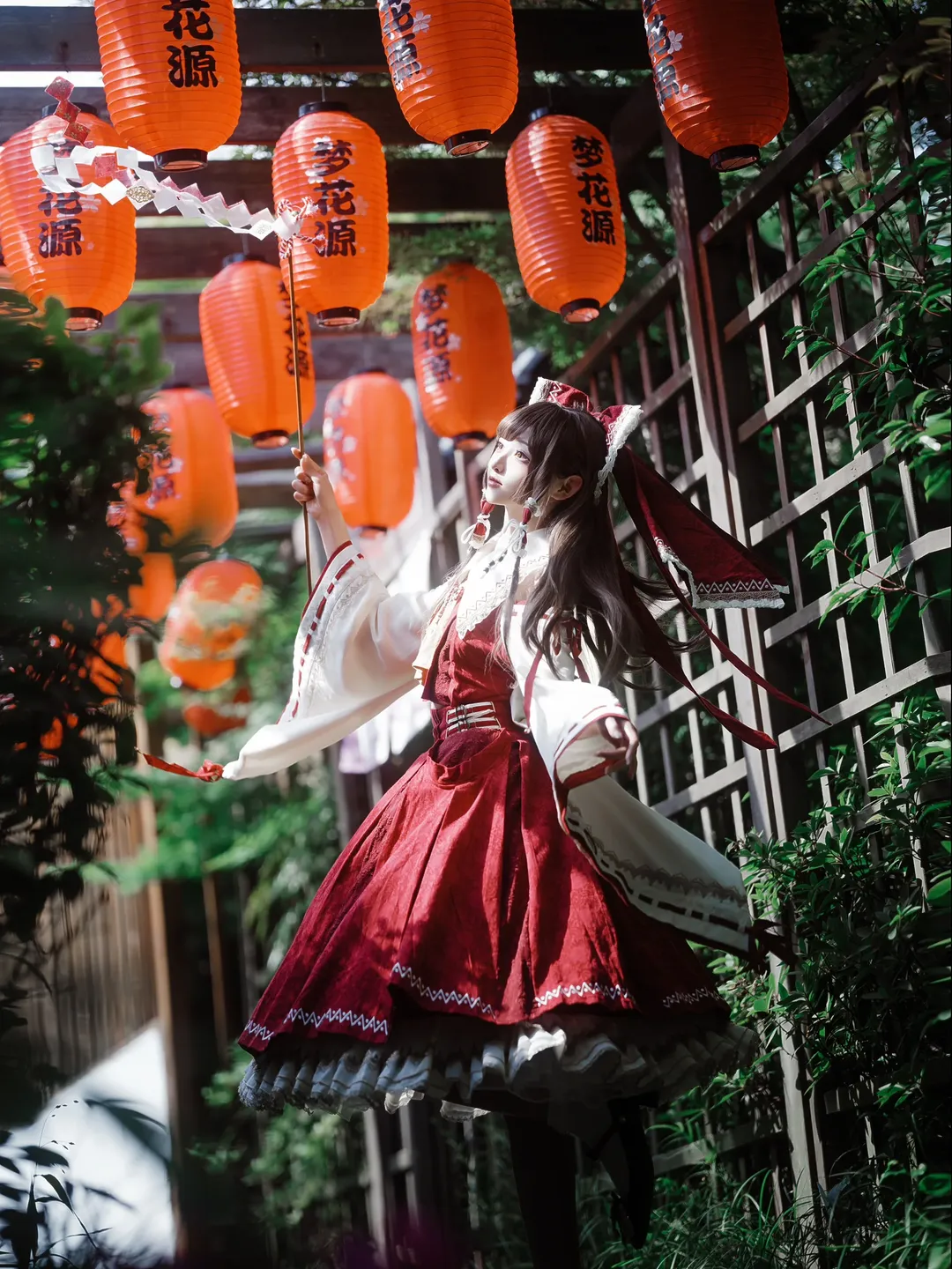 博丽灵梦cos, 东方Project, 和风巫女, 南京约拍, 竹林摄影 - 第1张