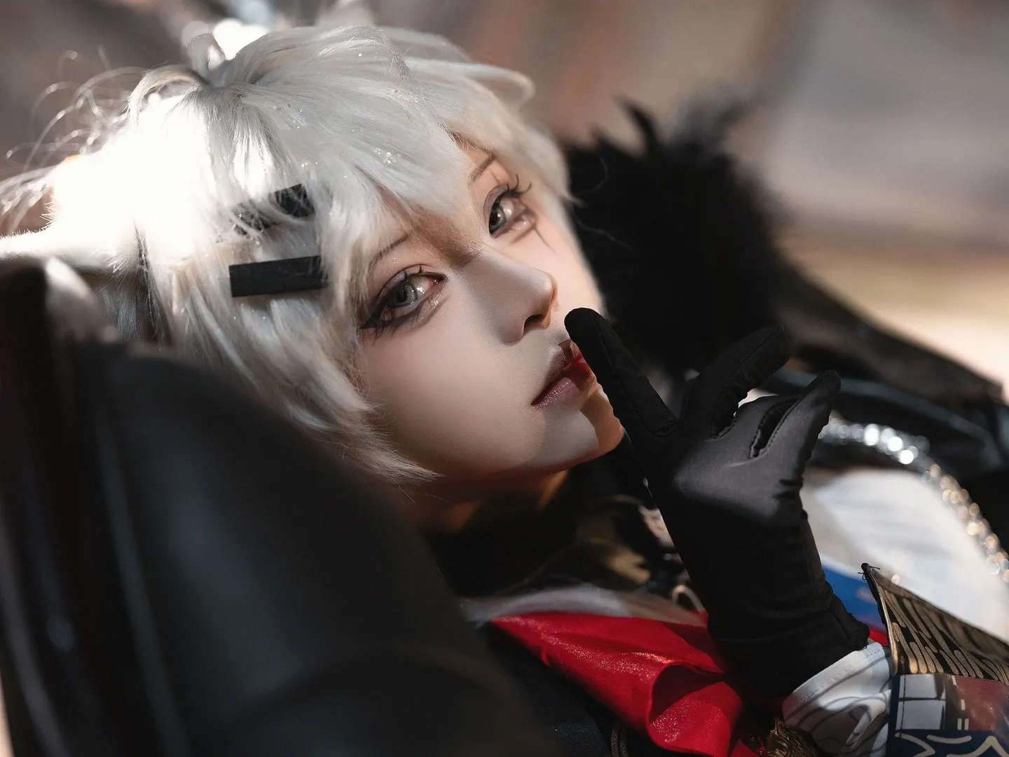 角色扮演, 明日方舟, cosplay摄影, 荒芜拉普兰德cos, 暗黑哥特风 - 第6张