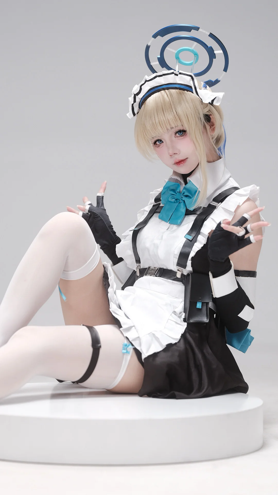 コスプレ, 二次元撮影, ブルーアーカイブ, 飛鳥馬トキ コスプレ, 戦術メイド服 - 4枚目