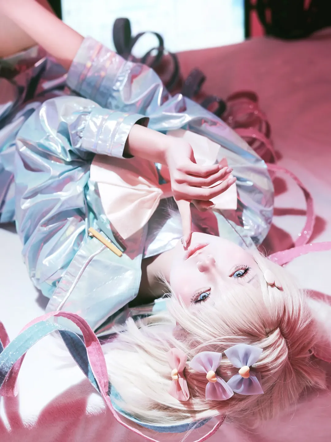 二次元摄影, 超天酱cos, Cosplay正片, 主播女孩重度依赖, 赛博朋克少女 - 第1张