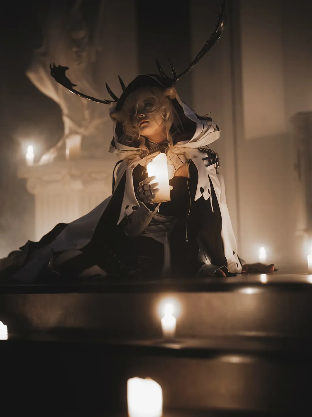 二次元摄影, 明日方舟, cosplay正片, 薇薇安娜cos, 暗黑神殿 - 第1张