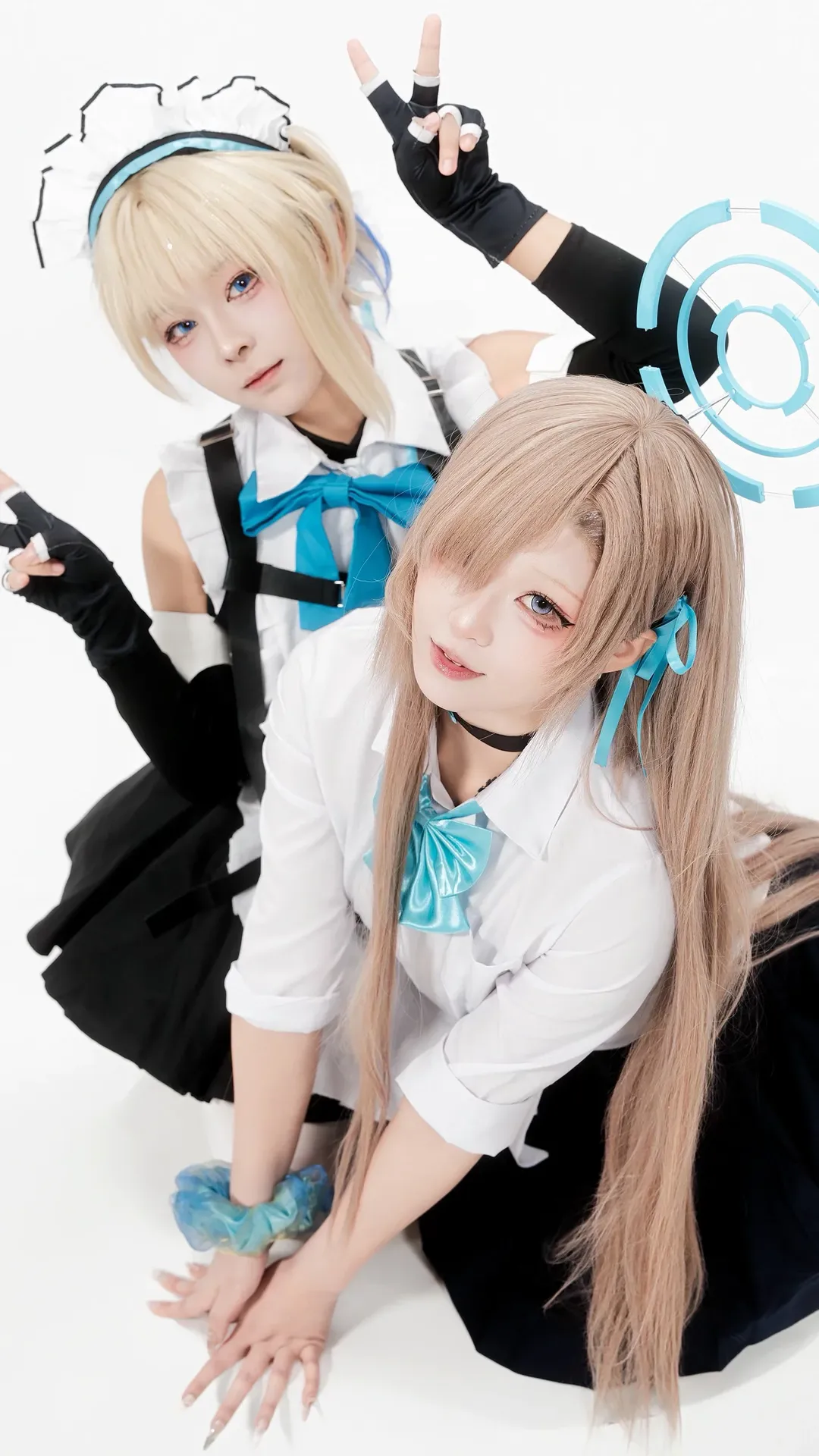 Character accuracy, Anime photography, Futuristic maid, 2D Cosplay, Duo interaction - Image 11