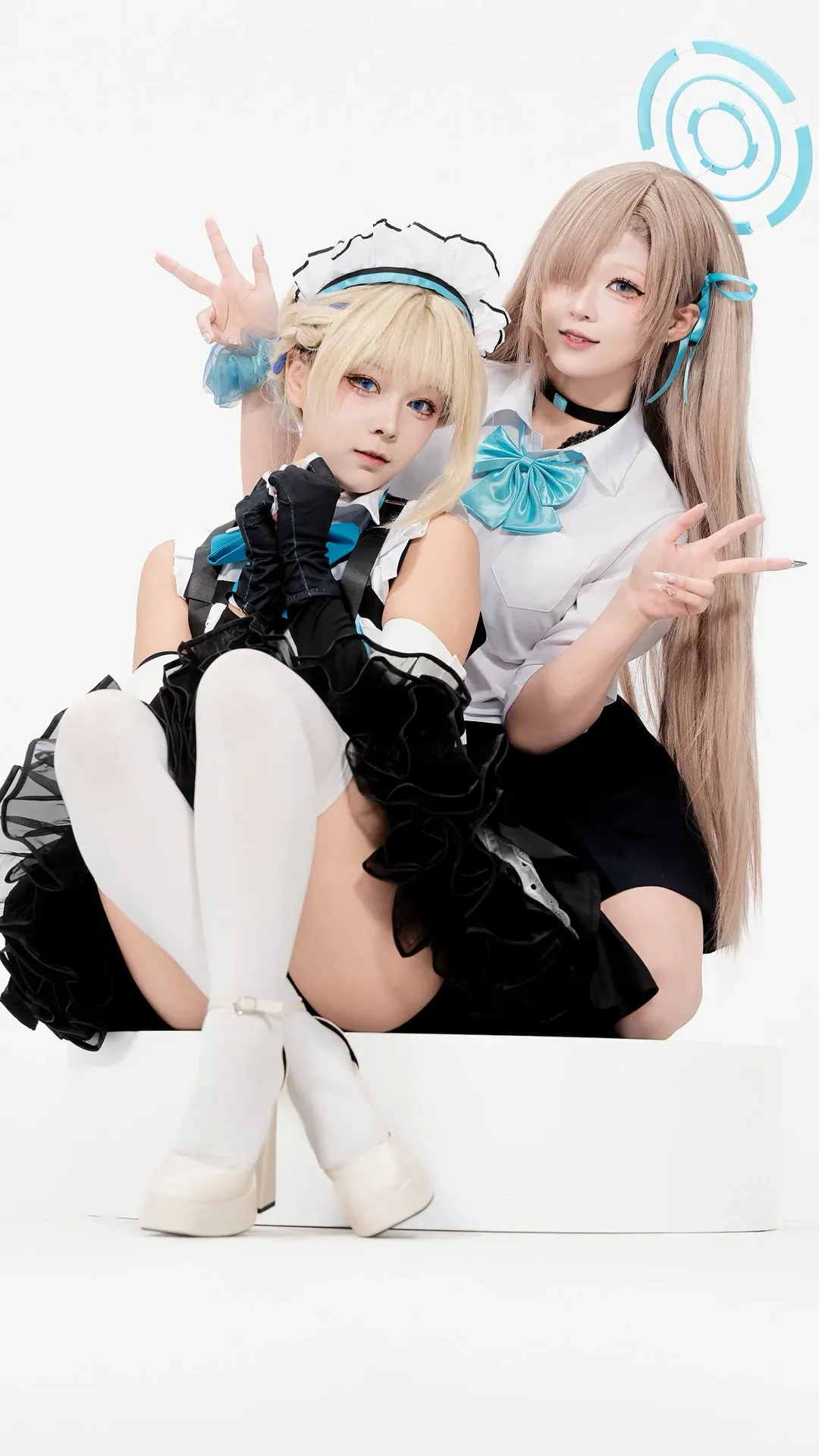 Character accuracy, Anime photography, Futuristic maid, 2D Cosplay, Duo interaction - Image 12