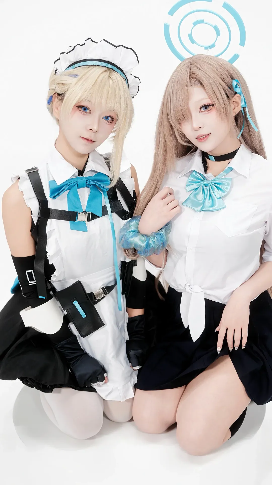 Character accuracy, Anime photography, Futuristic maid, 2D Cosplay, Duo interaction - Image 13