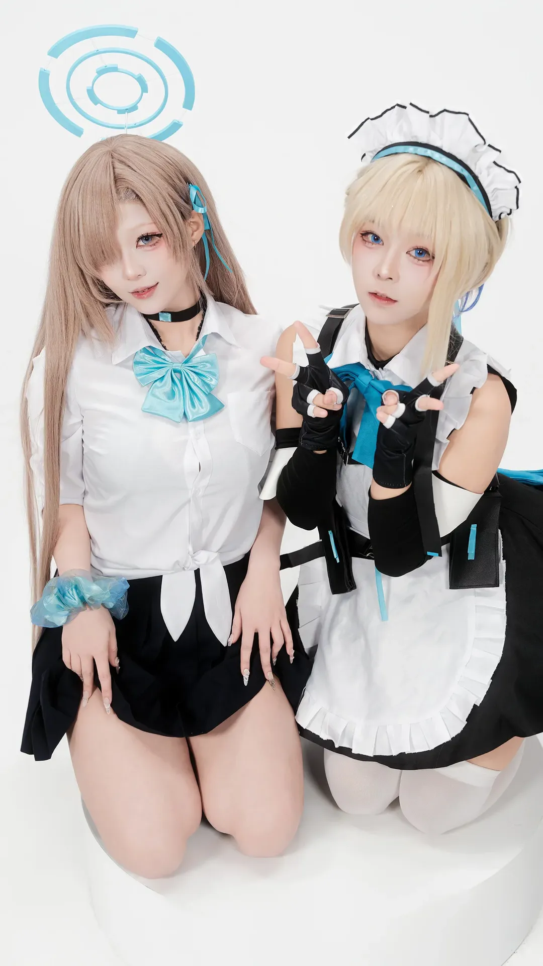 Character accuracy, Anime photography, Futuristic maid, 2D Cosplay, Duo interaction - Image 5