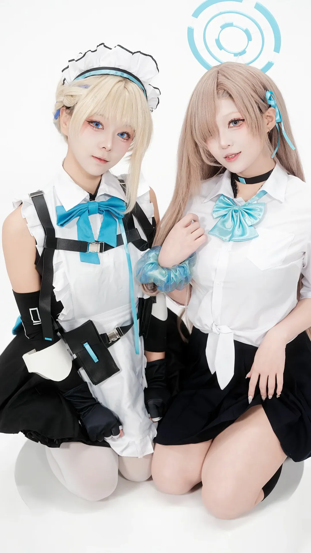 Character accuracy, Anime photography, Futuristic maid, 2D Cosplay, Duo interaction - Image 6