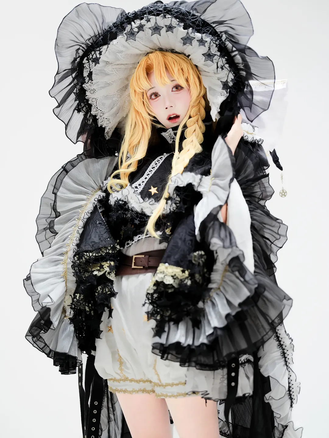 コスプレ, 東方Project, 霧雨魔理沙 コスプレ, スケッチ素材, 写真のポーズ - 6枚目