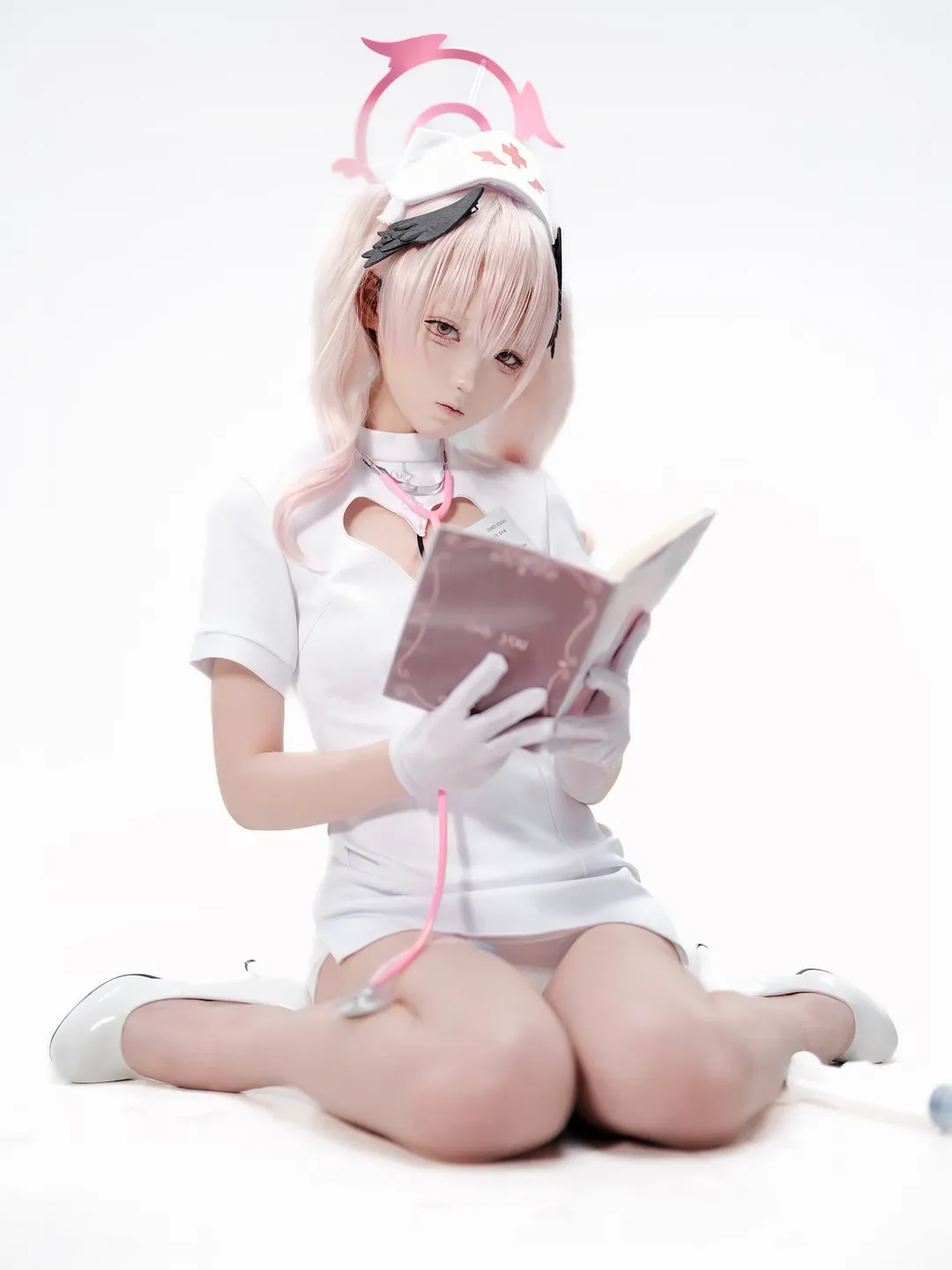 蔚蓝档案, 二次元cos, cosplay摄影, 小春cos, 护士服 - 第2张