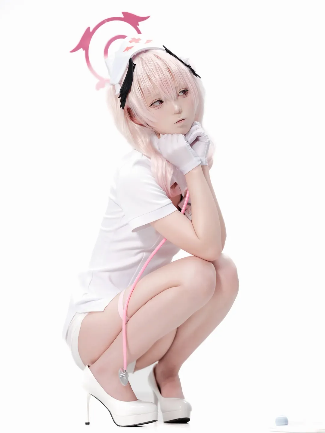 蔚蓝档案, 二次元cos, cosplay摄影, 小春cos, 护士服 - 第3张