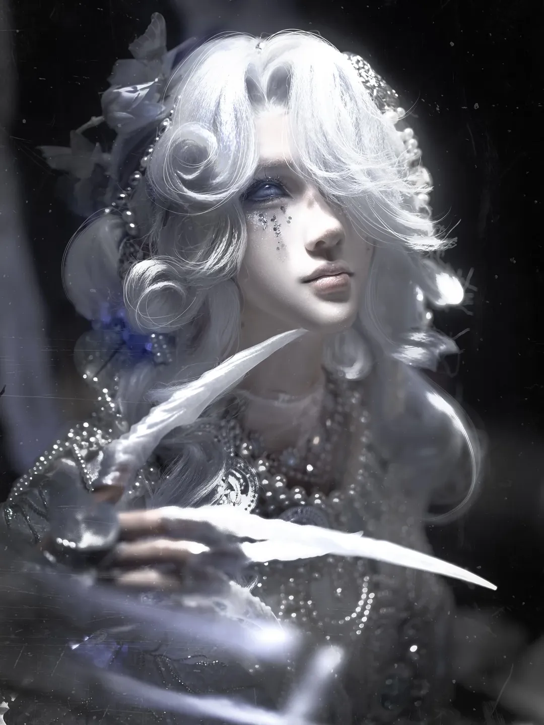 cosplay, 第五人格, 二次元看见计划, 白发造型, 羽翼主题 - 第2张