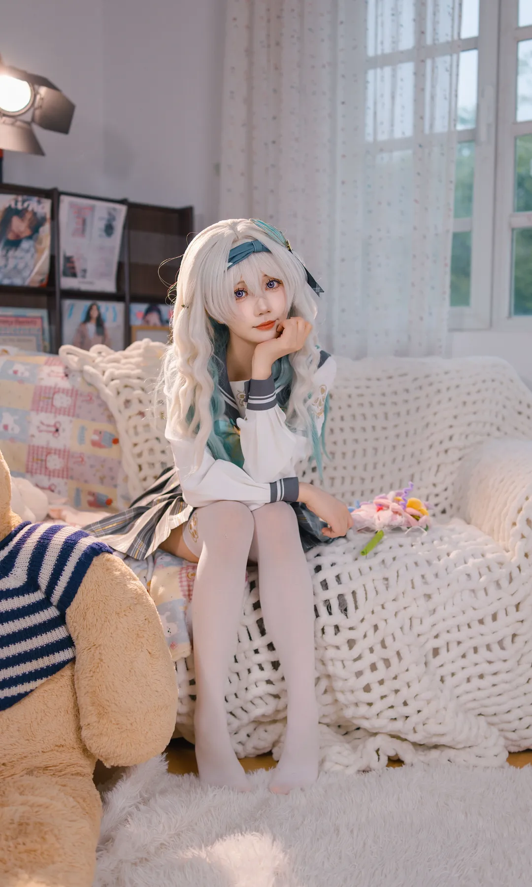 崩坏3, cosplay, 流萤cos, 日系小清新, jk制服 - 第10张