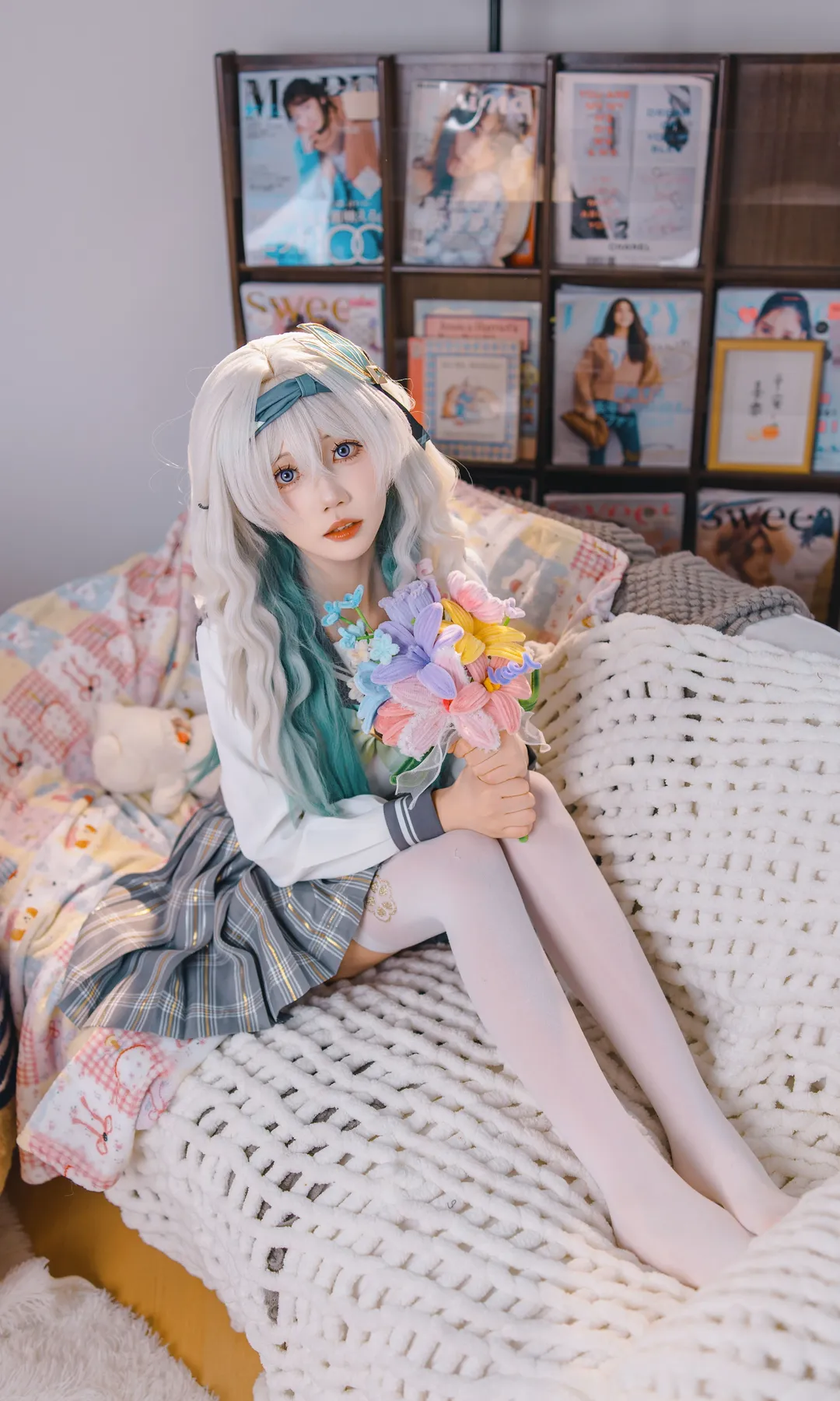 崩坏3, cosplay, 流萤cos, 日系小清新, jk制服 - 第11张