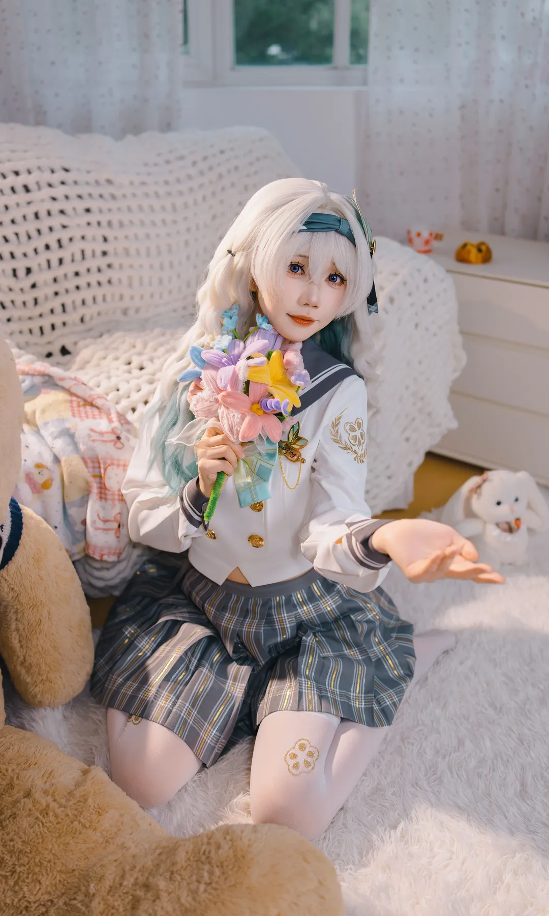 崩坏3, cosplay, 流萤cos, 日系小清新, jk制服 - 第2张