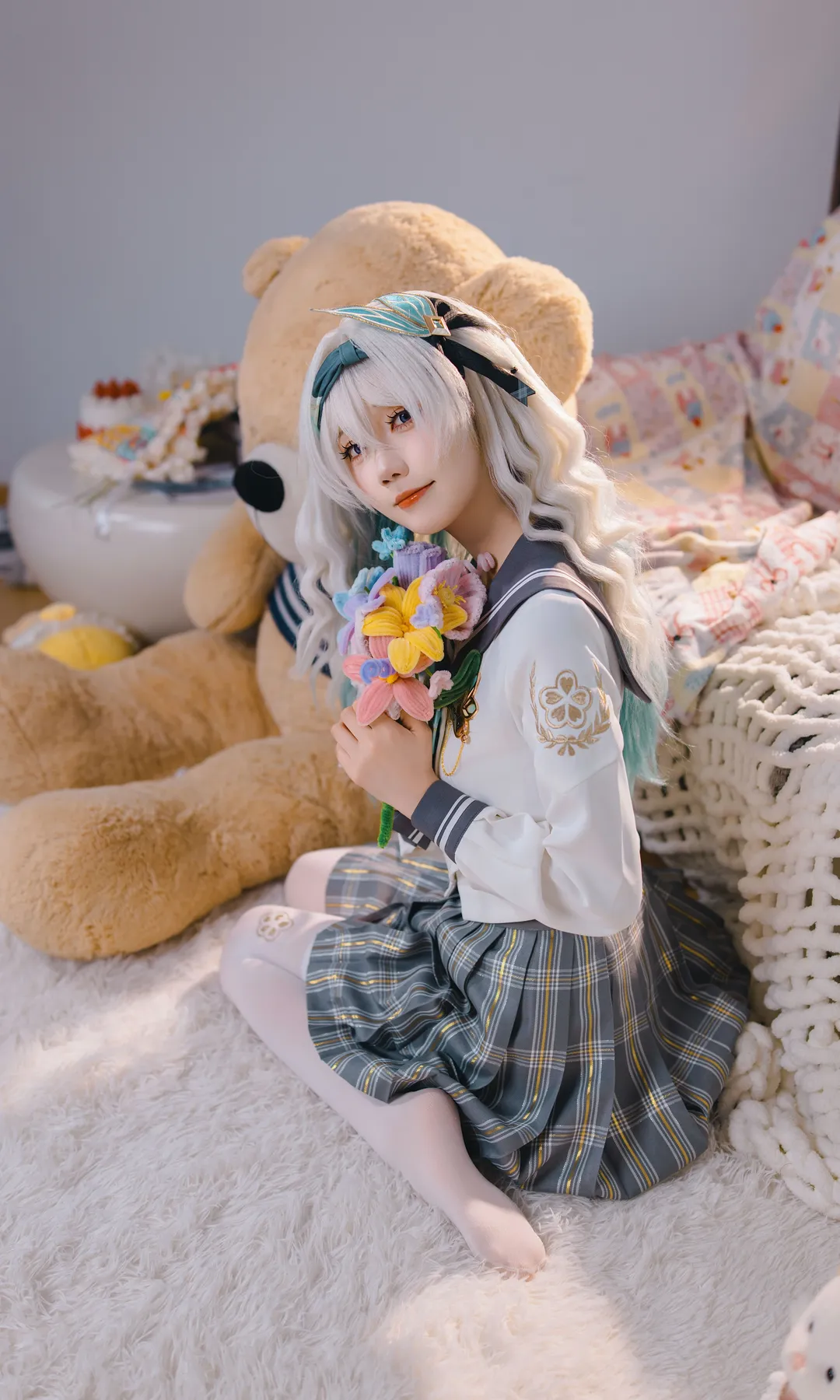 崩坏3, cosplay, 流萤cos, 日系小清新, jk制服 - 第3张