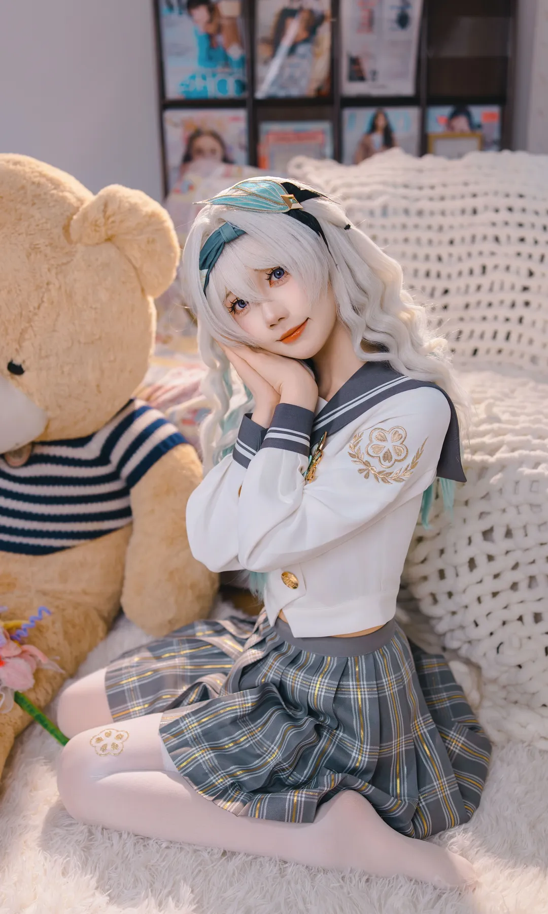 崩坏3, cosplay, 流萤cos, 日系小清新, jk制服 - 第4张
