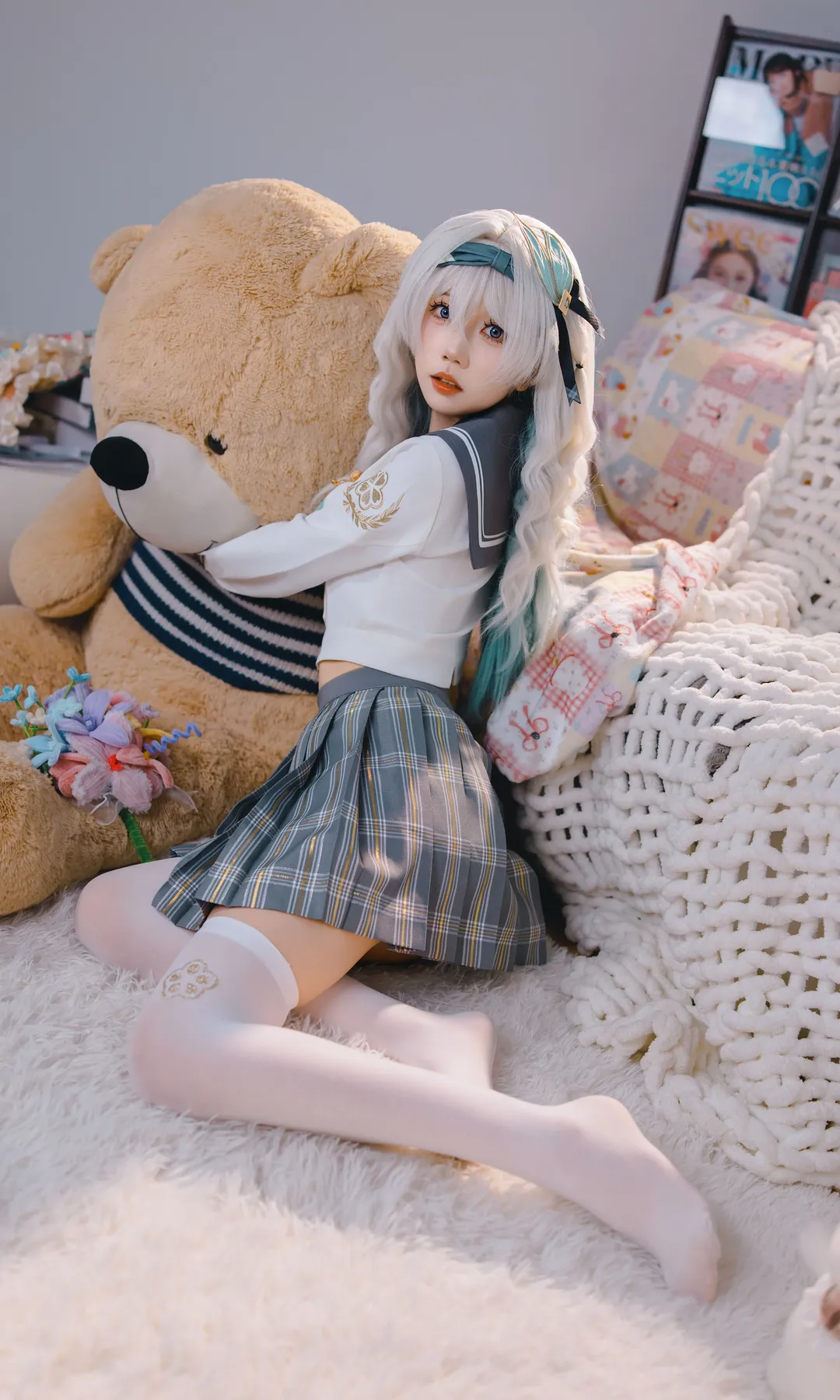 崩坏3, cosplay, 流萤cos, 日系小清新, jk制服 - 第5张