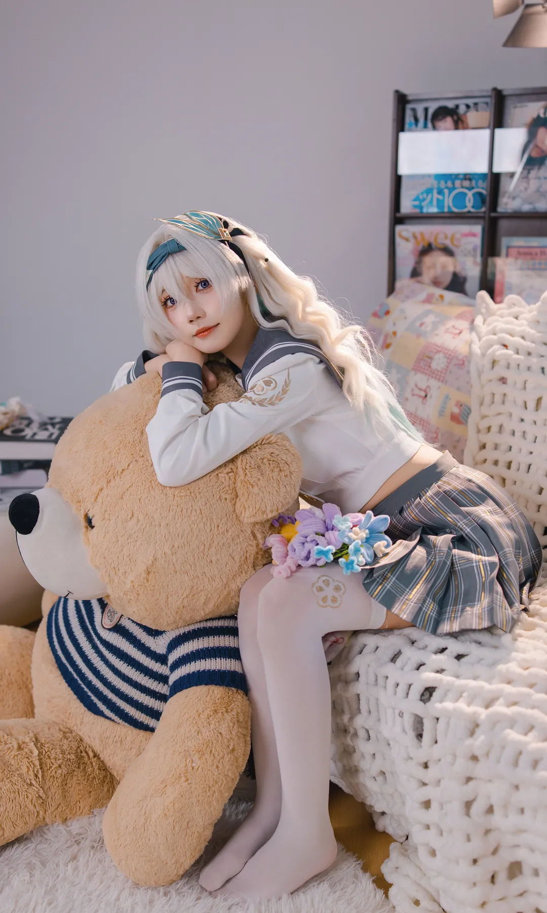 崩坏3, cosplay, 流萤cos, 日系小清新, jk制服 - 第7张