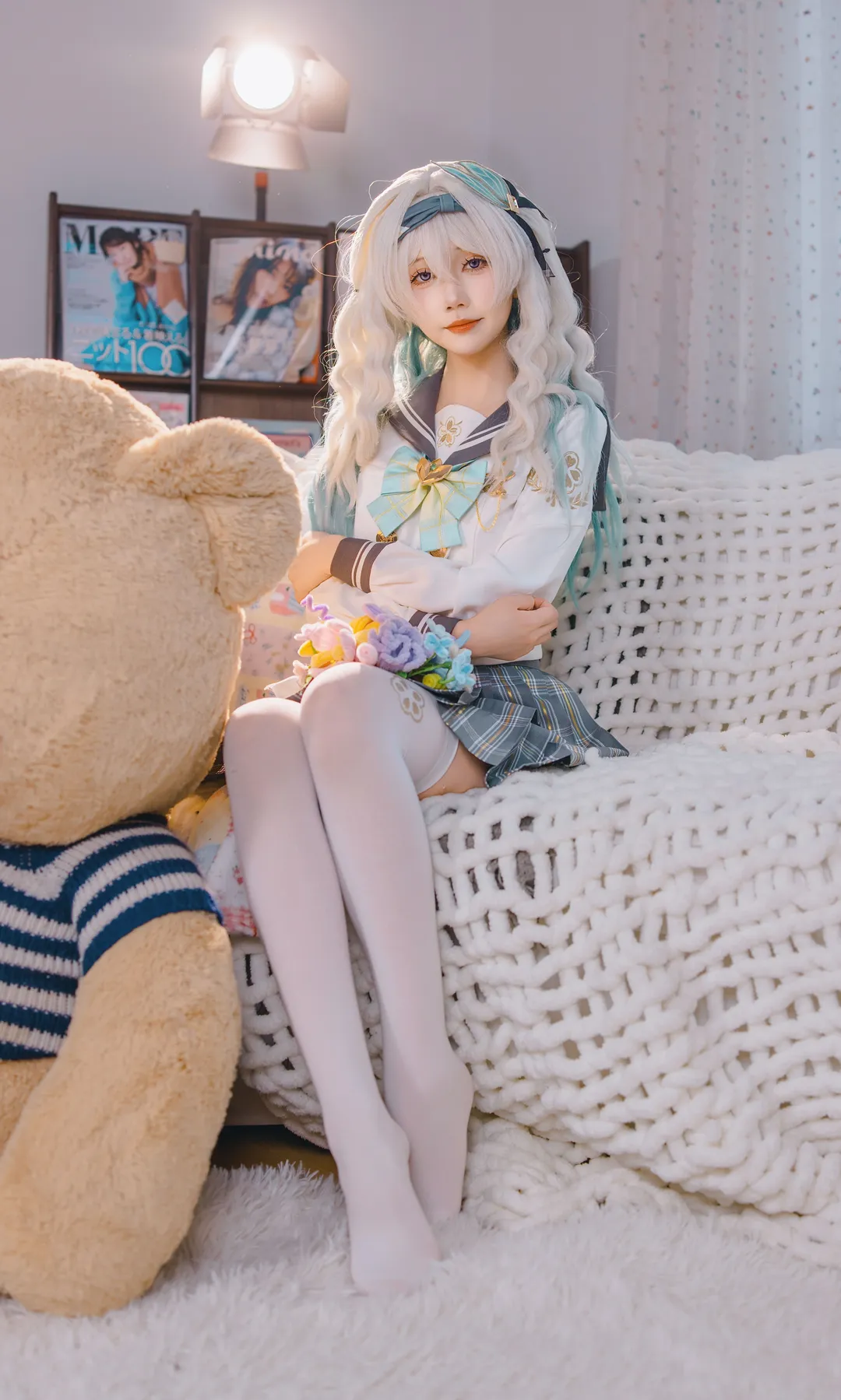 崩坏3, cosplay, 流萤cos, 日系小清新, jk制服 - 第8张