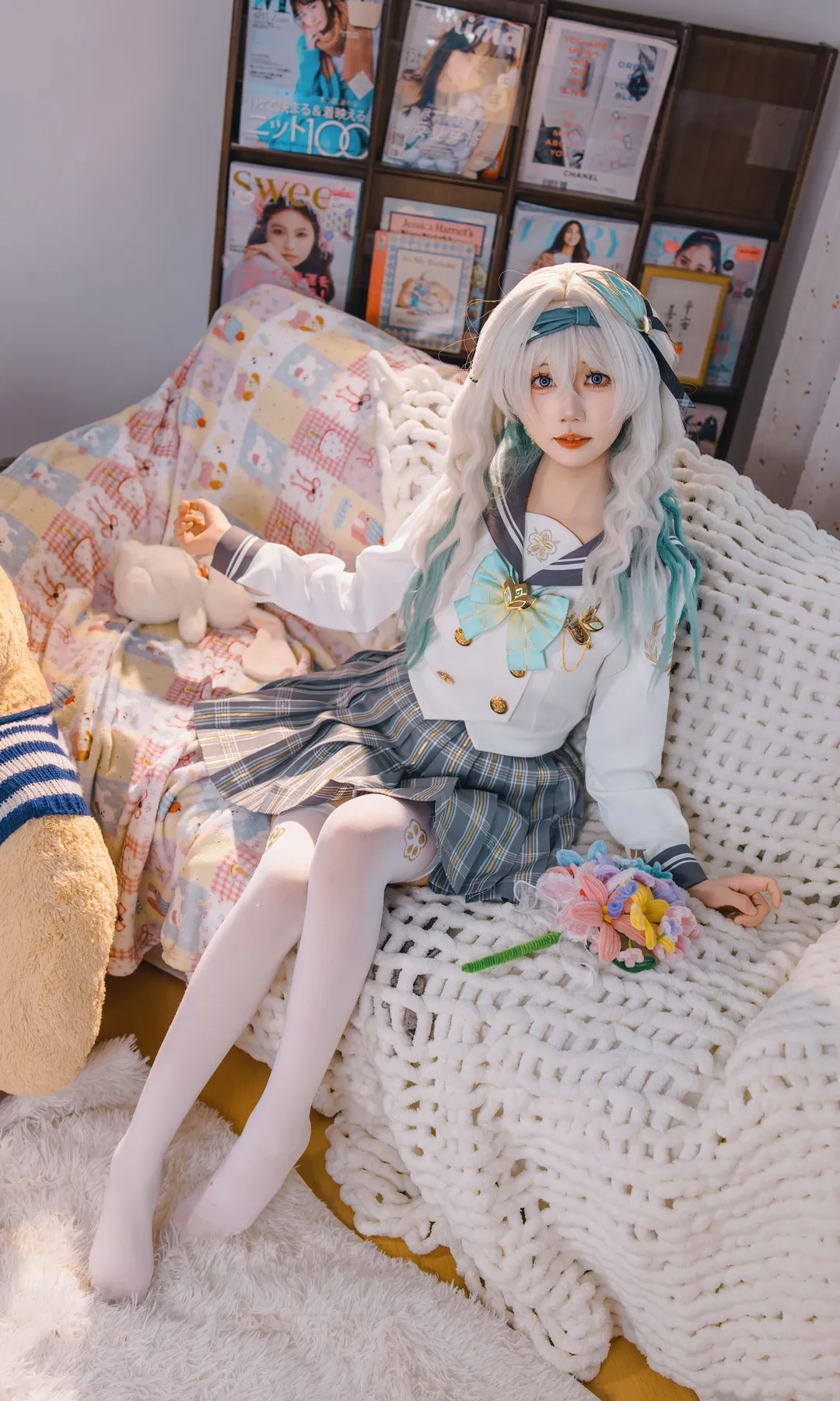 崩坏3, cosplay, 流萤cos, 日系小清新, jk制服 - 第9张