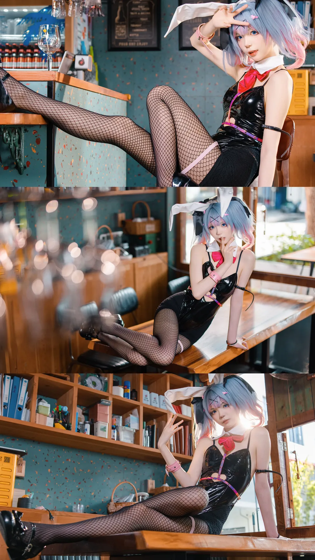 cosplay, 二次元摄影, 初音未来cos, 兔耳朵, 女仆至上主义 - 第2张