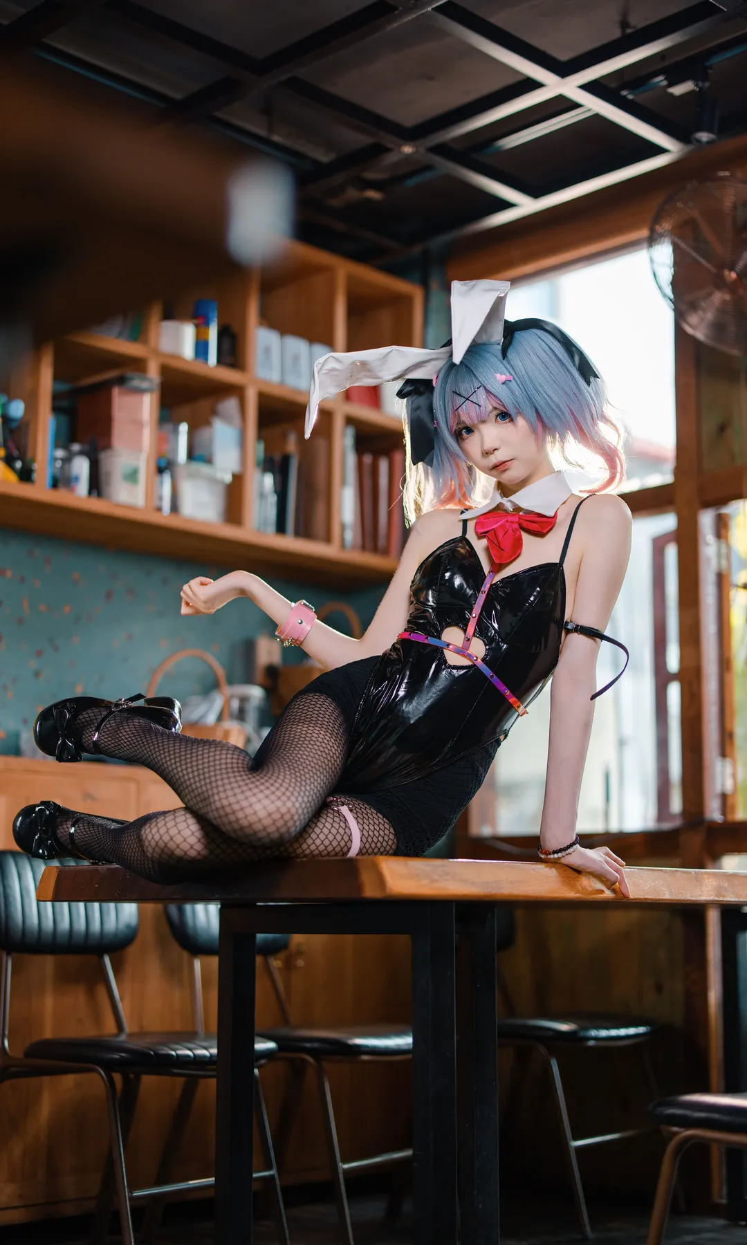 cosplay, 二次元摄影, 初音未来cos, 兔耳朵, 女仆至上主义 - 第5张