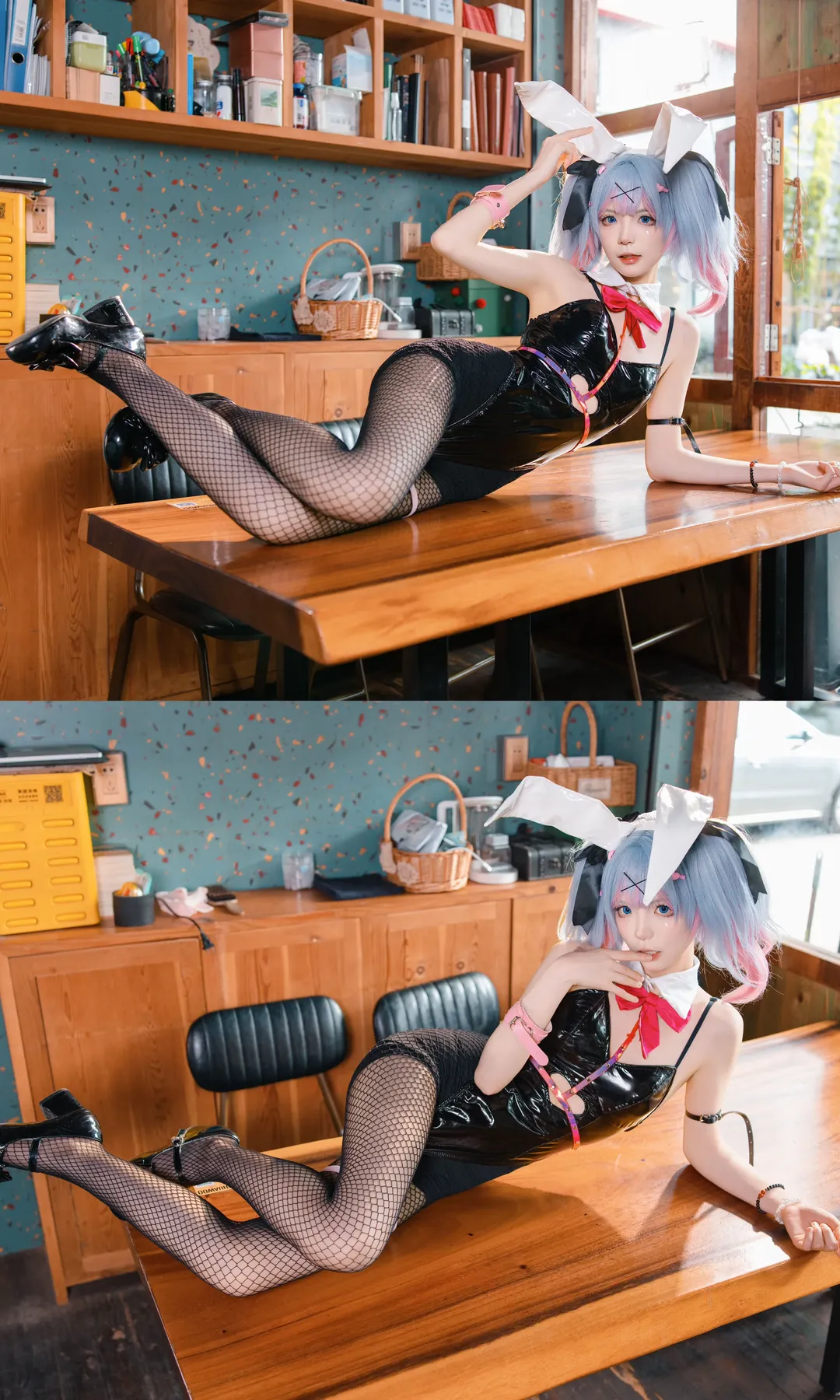 cosplay, 二次元摄影, 初音未来cos, 兔耳朵, 女仆至上主义 - 第7张
