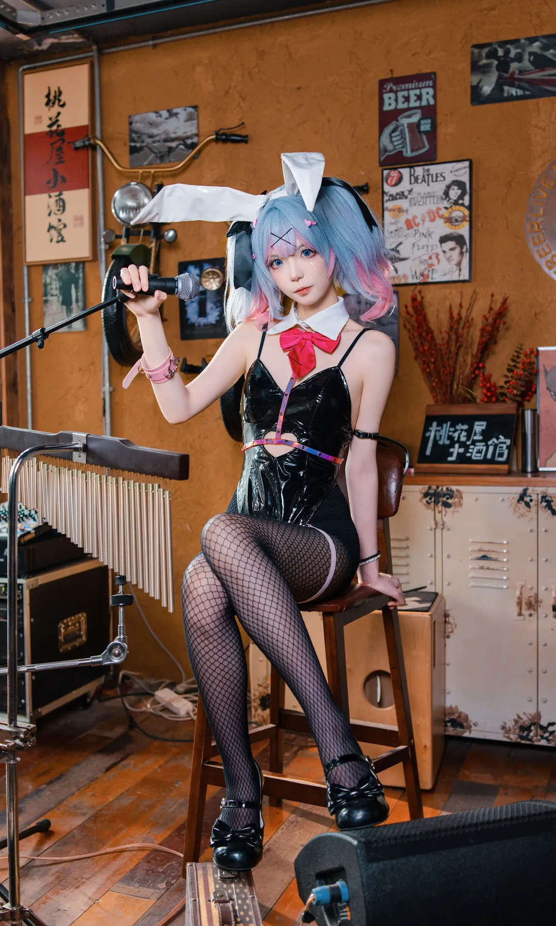 cosplay, 兔女郎, 初音未来, 初音未来cos, 舞台风 - 第2张