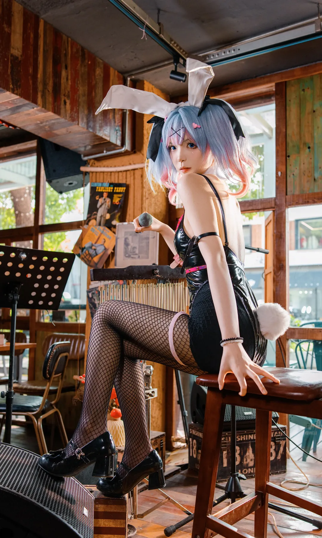 cosplay, 兔女郎, 初音未来, 初音未来cos, 舞台风 - 第3张