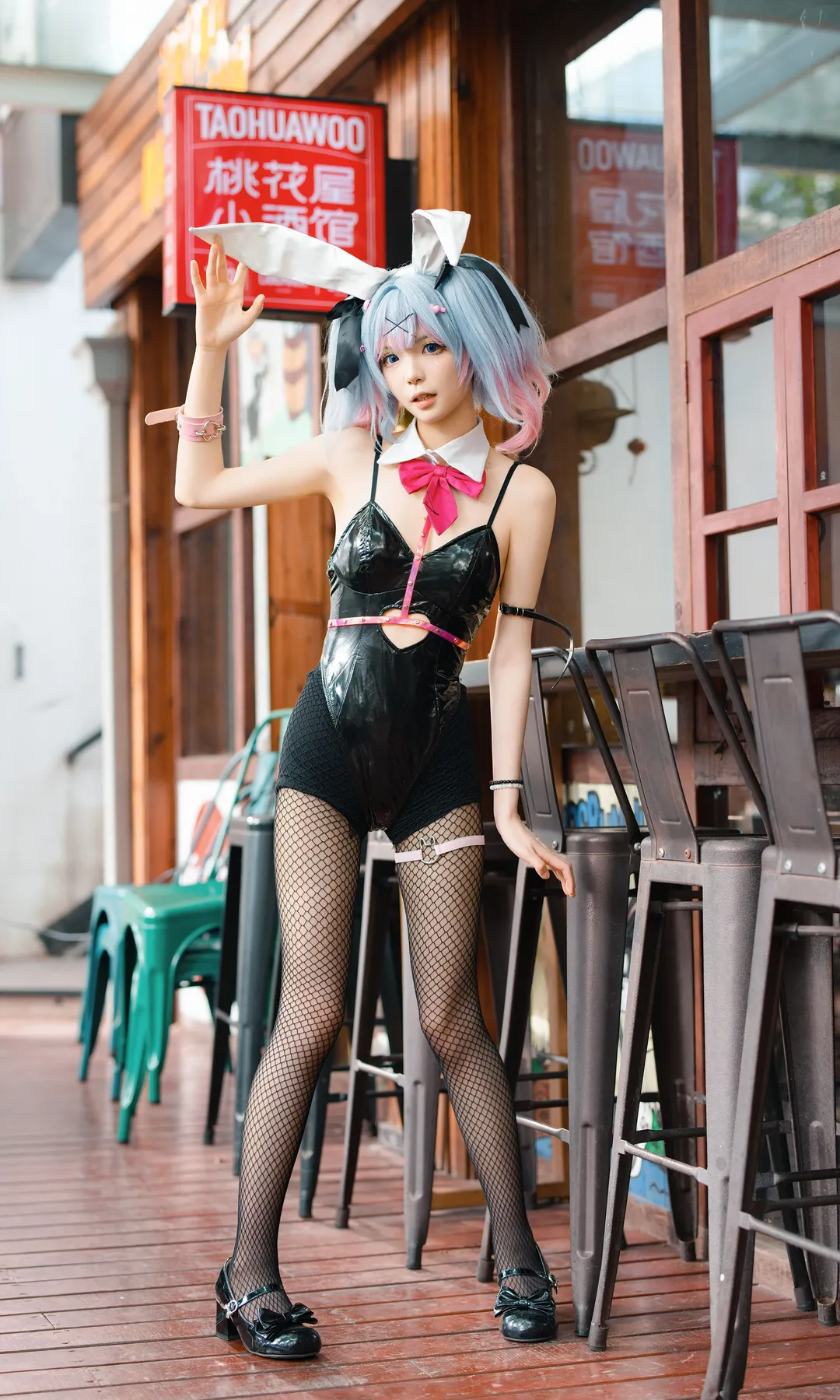 cosplay, 兔女郎, 初音未来, 初音未来cos, 舞台风 - 第7张