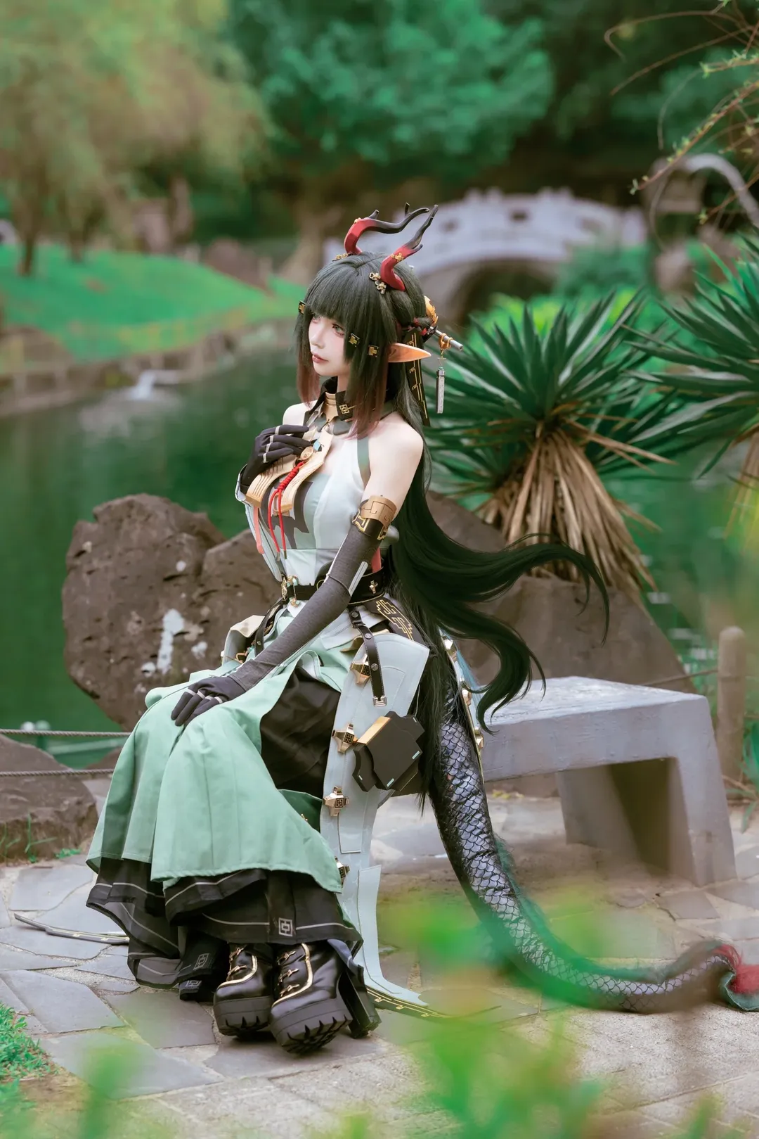 Cosplay, 角色还原, 摄影, 明日方舟终末地, 春晓时cos - 第4张