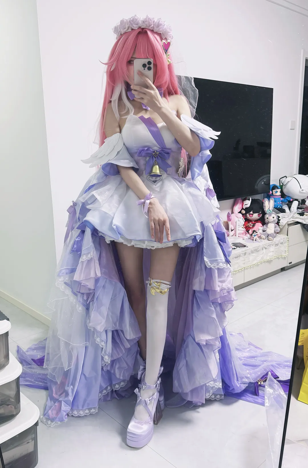 エリシア コスプレ, 花間の頌歌, キャラクター再現, 三分妄想, コスプレ試着