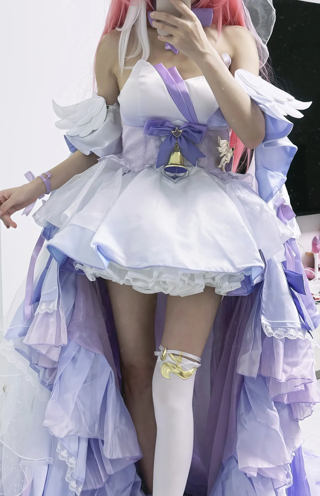 爱莉希雅cos, 花间颂歌, 角色还原, 三分妄想, Cosplay试衣 - 第4张