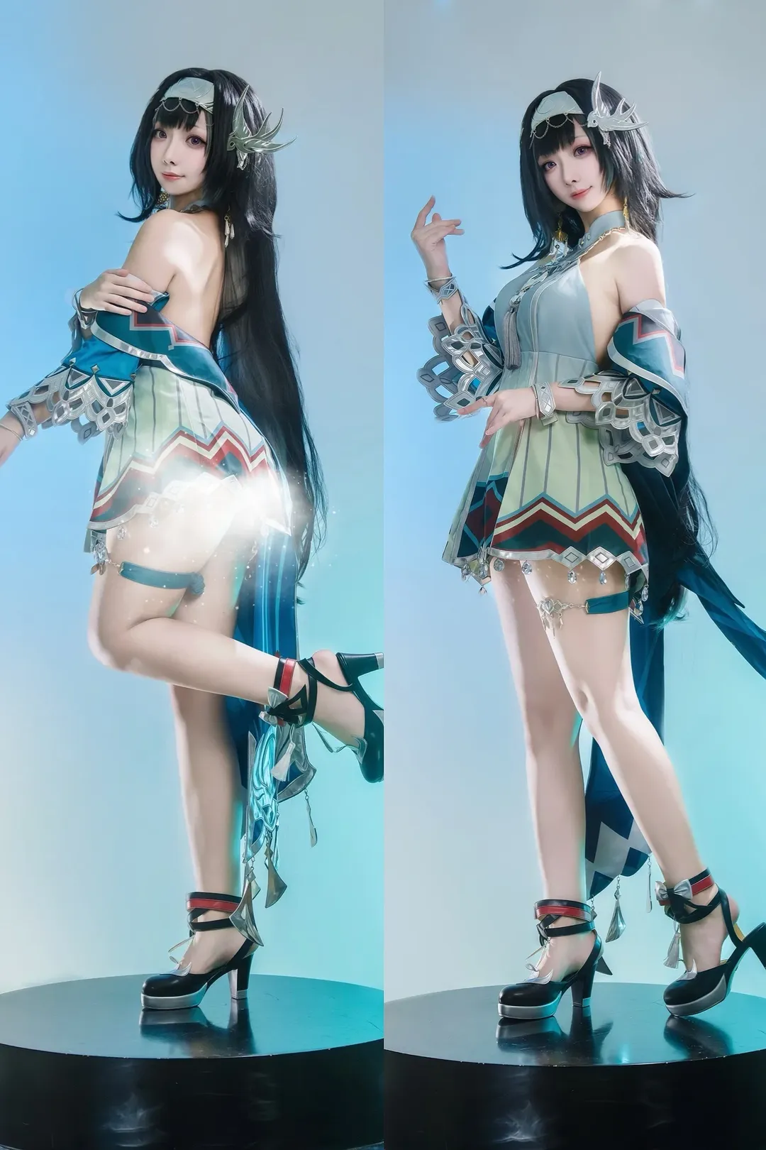 原神, コスプレ, 藍硯コスプレ, 民族風, シルバーアクセサリー - 1枚目