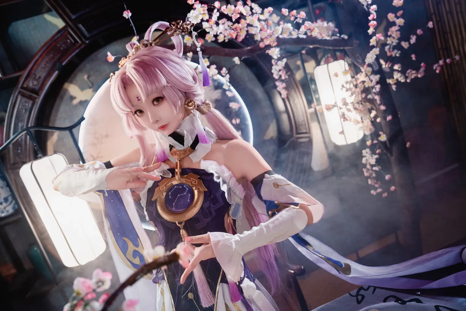 崩壊：スターレイル, 符玄コスプレ, コスプレ撮影, 仙舟, 雪華写真 - 3枚目
