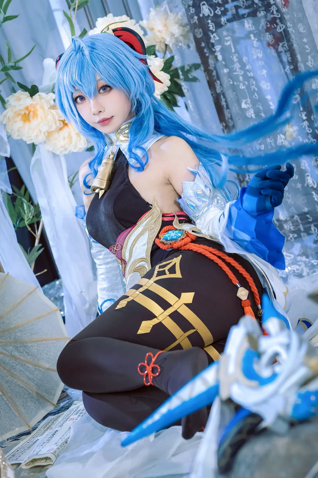 Genshin Impact, Ganyu Cosplay, Coco-goat, Photo poses, Cosplay sharing - Image 5