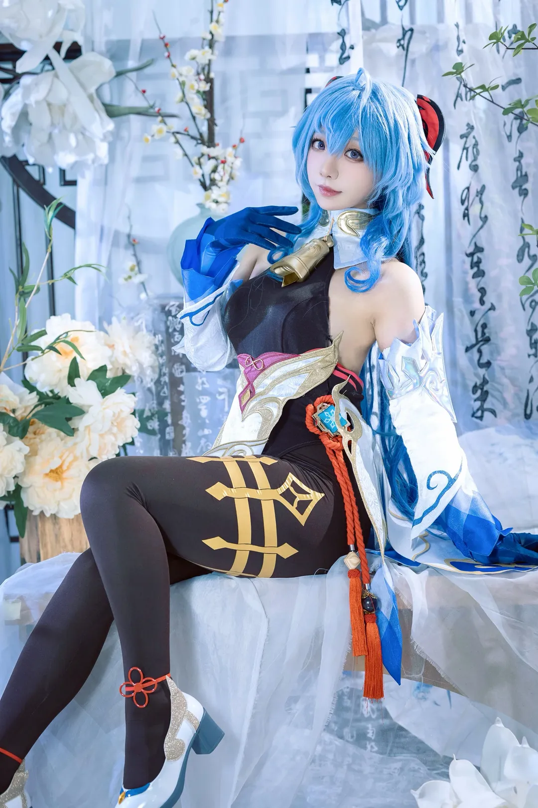 Genshin Impact, Ganyu Cosplay, Coco-goat, Photo poses, Cosplay sharing - Image 6