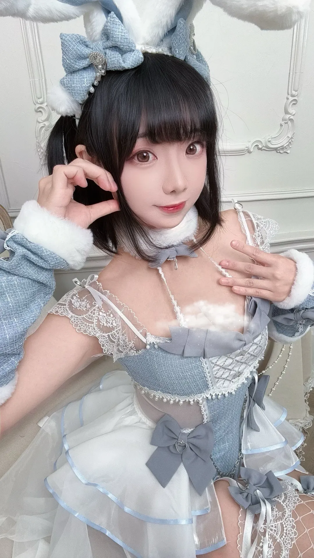 兔女郎穿搭, 日系甜美风, 秋冬出片穿搭, 毛绒元素, cosplay服装分享