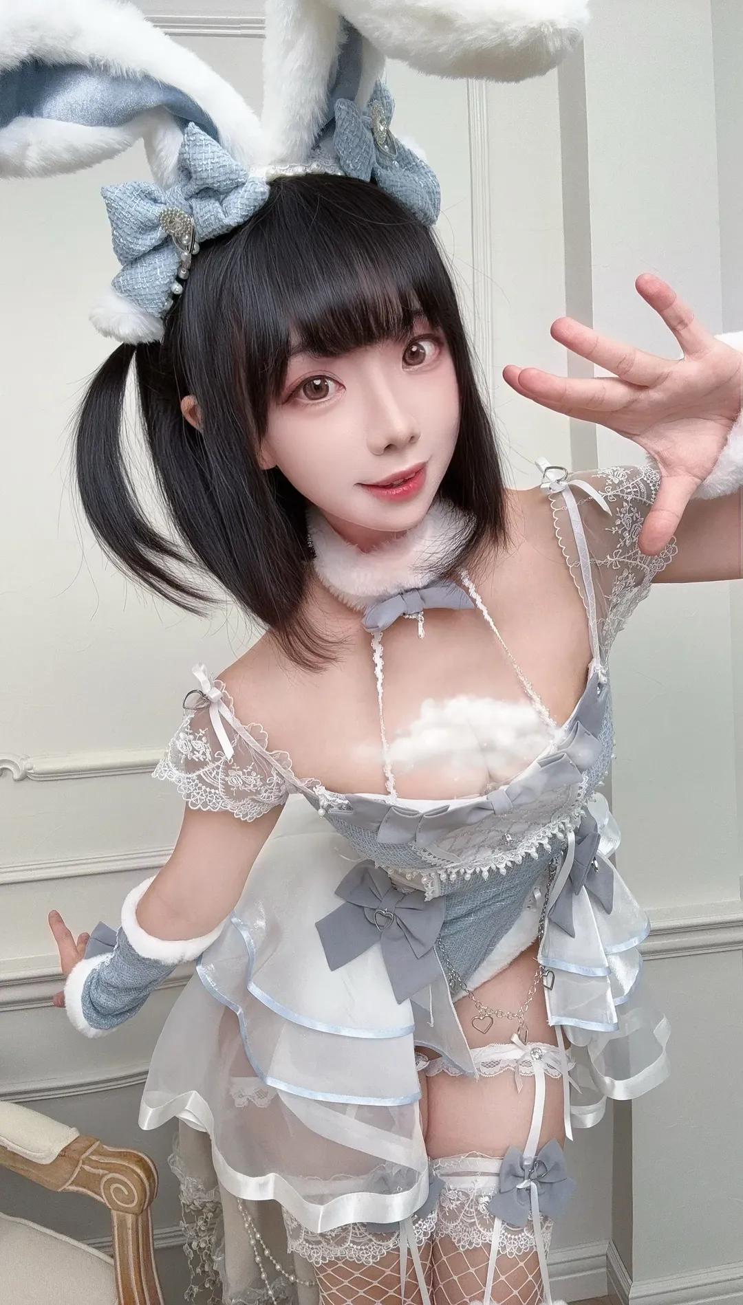 バニーガールコーデ, 日本の甘めスタイル, 秋冬の映えコーデ, ファー要素, コスプレ衣装シェア - 2枚目