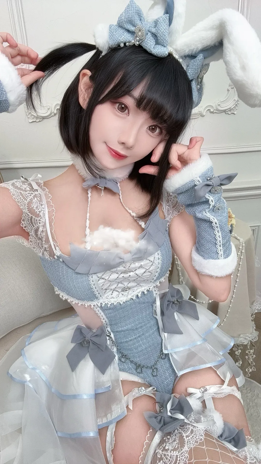バニーガールコーデ, 日本の甘めスタイル, 秋冬の映えコーデ, ファー要素, コスプレ衣装シェア - 3枚目
