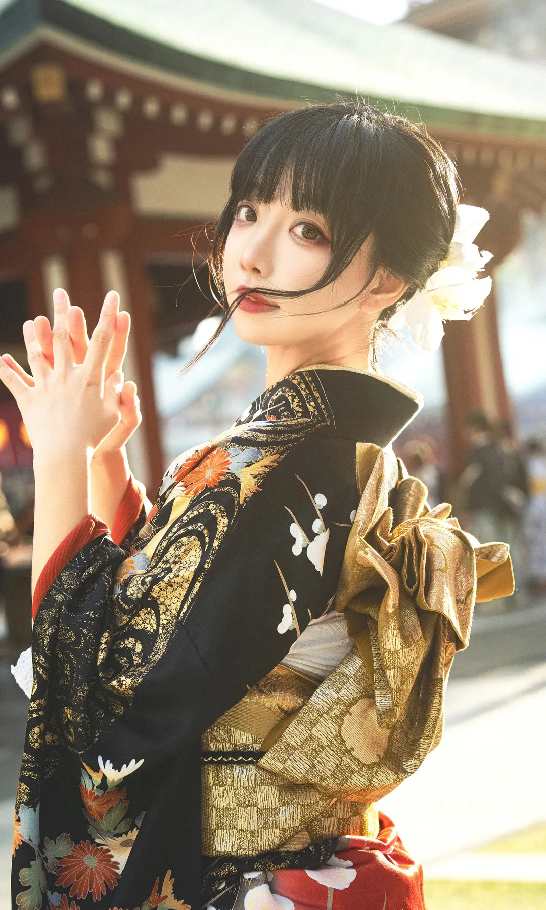 角色扮演, 东京约拍, cos外景, 日系写真, 樱花季摄影 - 第1张