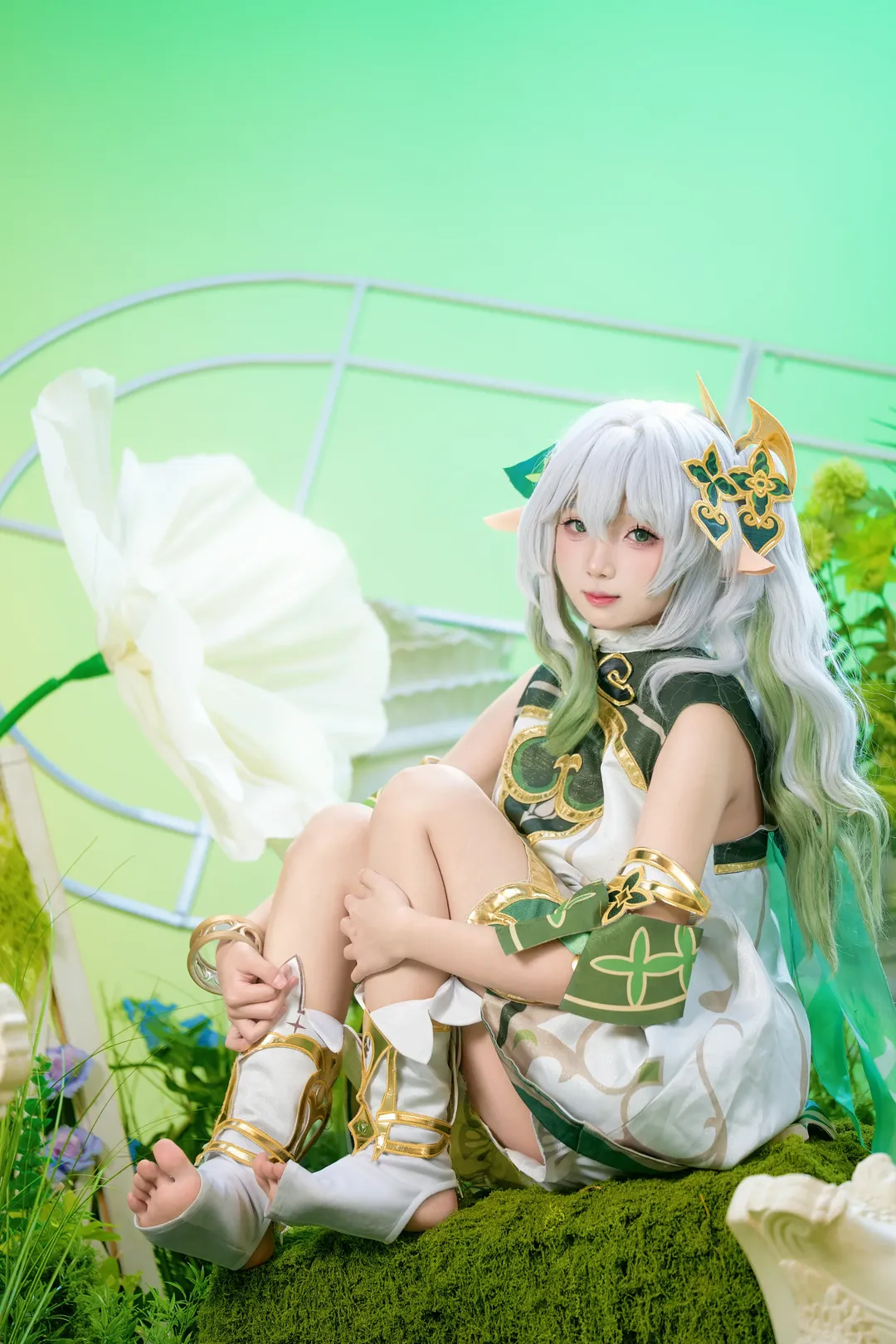 Genshin Impact, Nahida Cosplay, Lesser Lord Kusanali, Aesthetic cosplay, Mori style photography