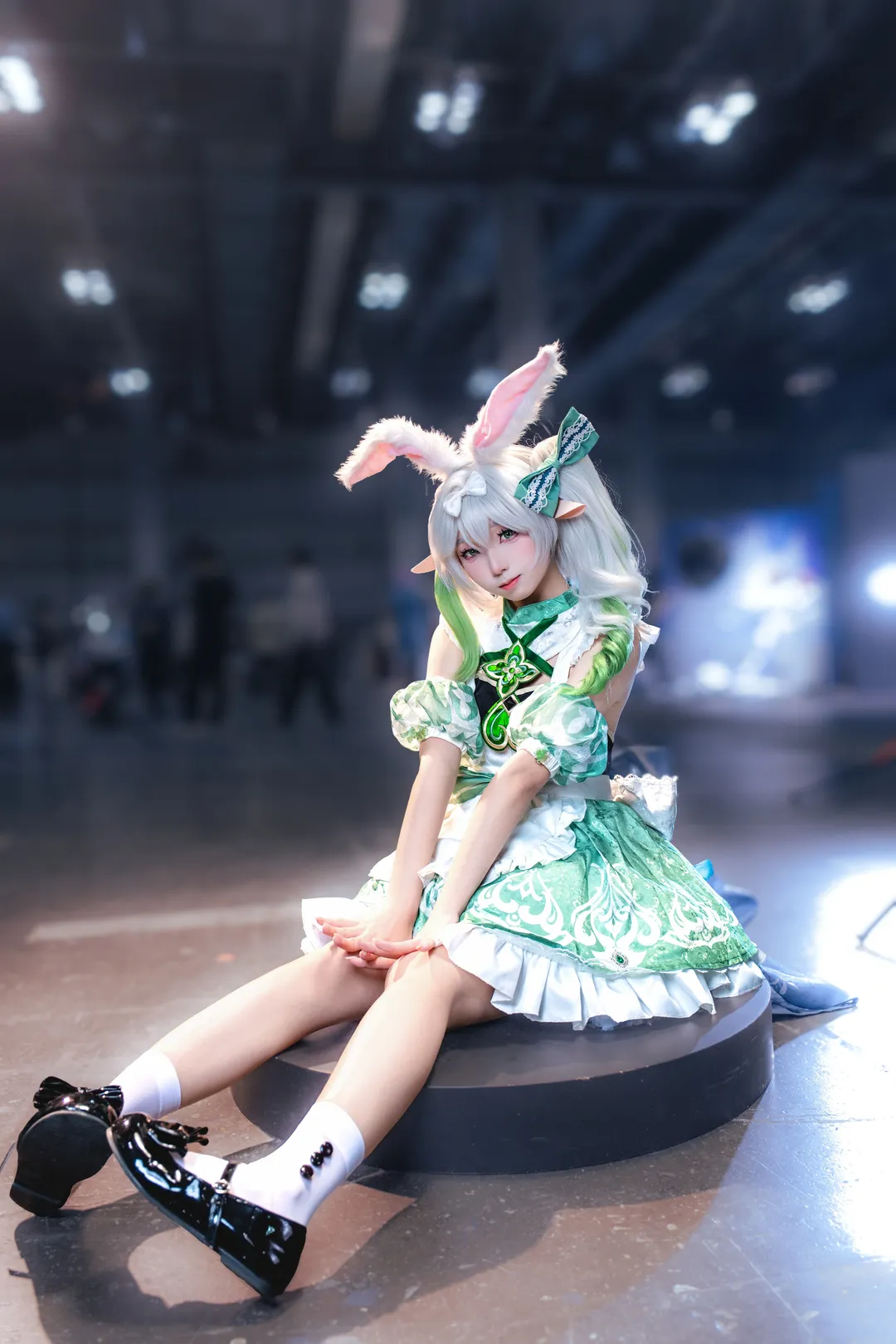 Genshin Impact, Nahida Cosplay, Dendro Archon, Anime cosplay, Bunny maid - Image 1