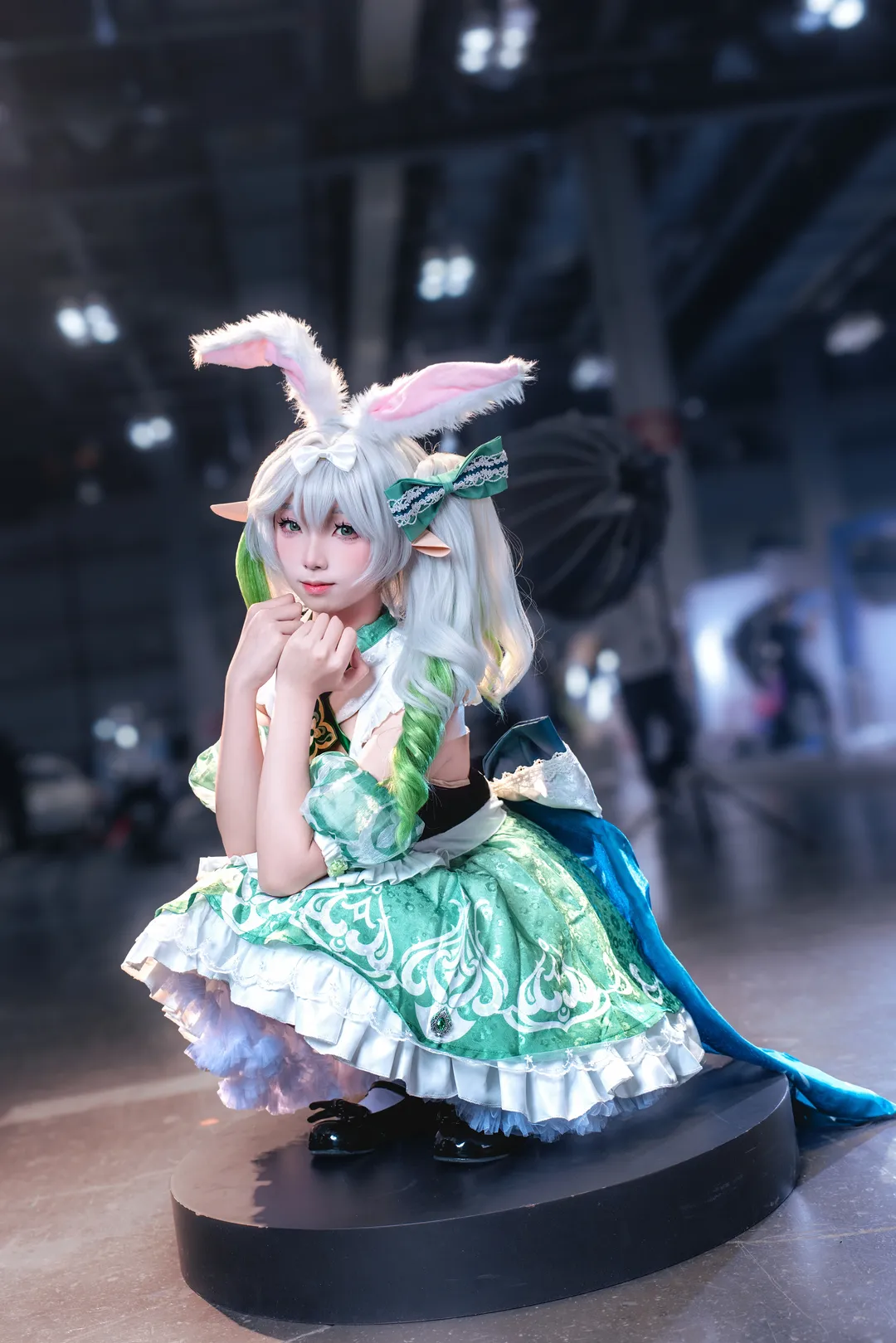 原神, 纳西妲cos, 草神, 二次元cosplay, 兔女仆
