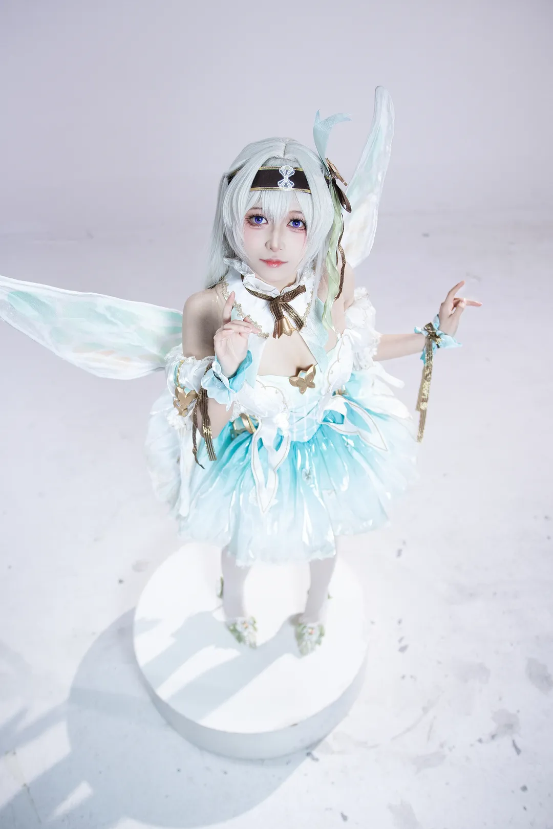 崩坏星穹铁道, 流萤cos, 二次元coser, 棚拍日常, 精灵公主cos - 第1张