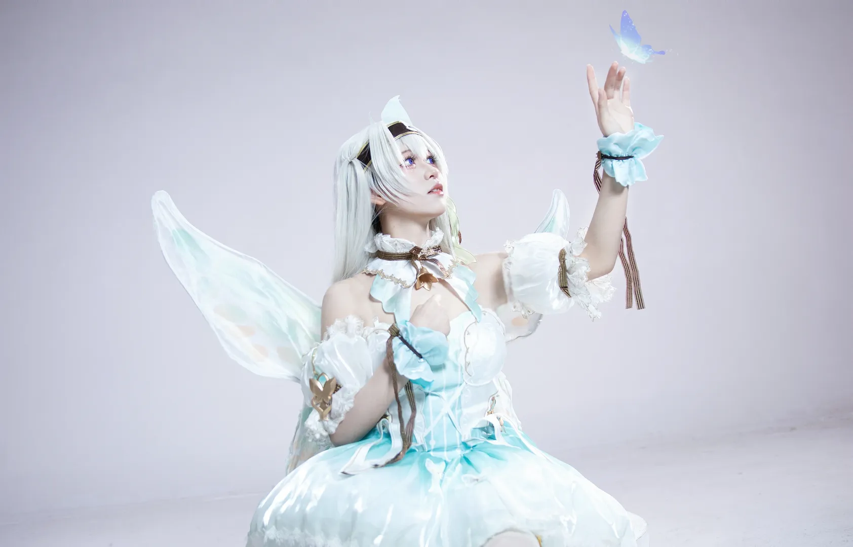 崩坏星穹铁道, 流萤cos, 二次元coser, 棚拍日常, 精灵公主cos - 第2张